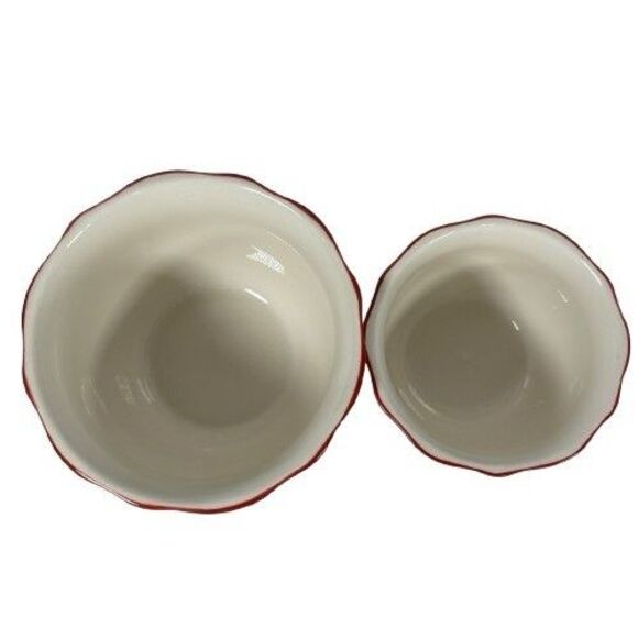 Better Homes & Gardens Winter Forest Christmas Set of 2 Nesting Serving Bowls - Picture 2 of 11